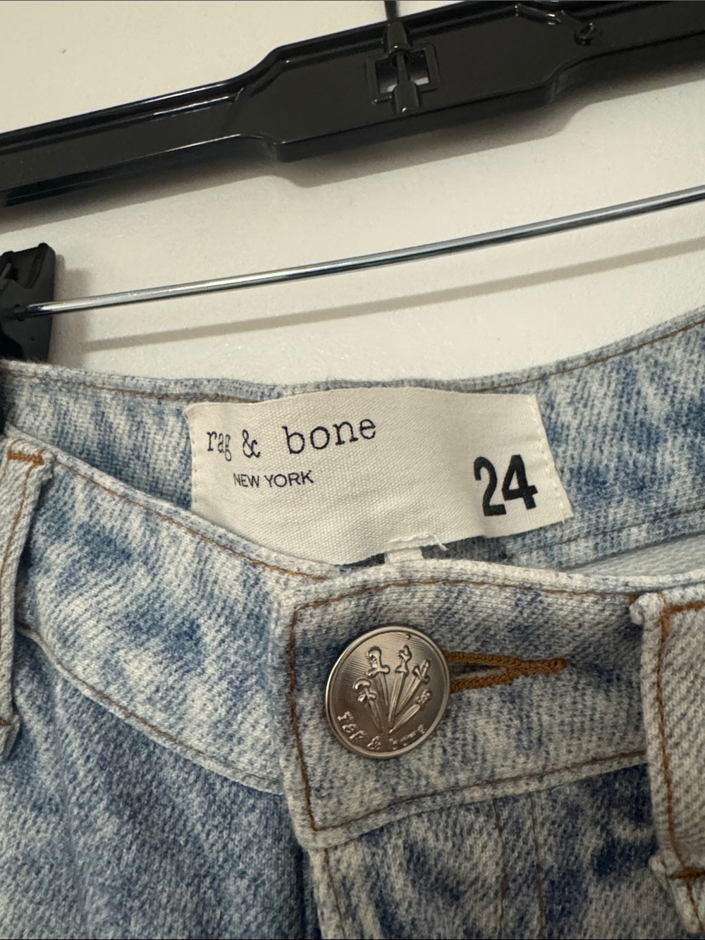 Rag and Bone Light Wash Miramar Terry sweatpant jeans - Picture 4 of 4